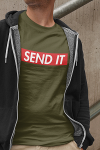 SEND IT T-SHIRT (ARMY GREEN)