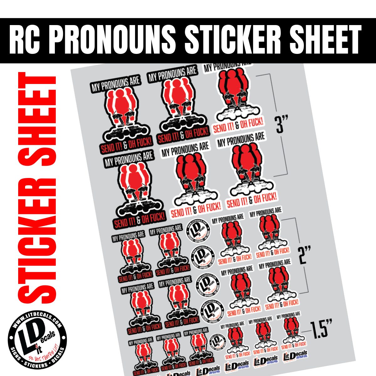 MY RC PRONOUNS (Sticker Sheet)