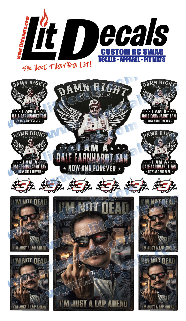 Not Dead Sticker Sheet